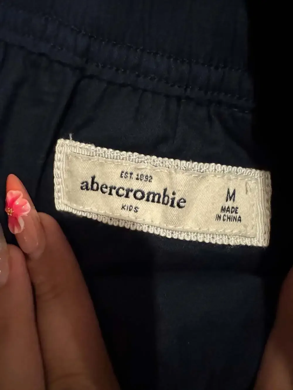 Abercrombie Kids Girls Navy Blue Triple Tiered Ruffle Mini Skirt Size Medium